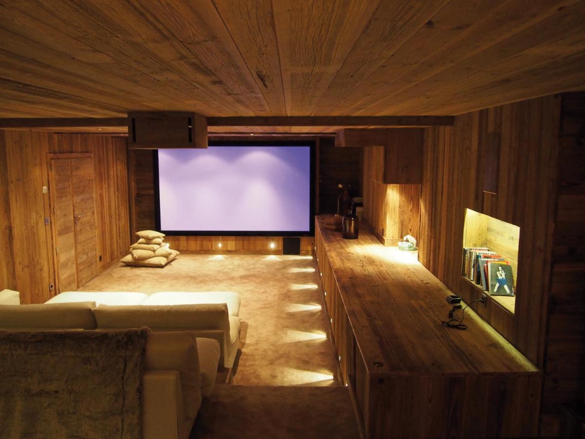Chalet Javen - 520M2 Avec Piscine Chauffee Et Home Cinema Megève Exterior foto